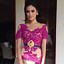 Contoh Kebaya Brokat Modern Lengan Pendek